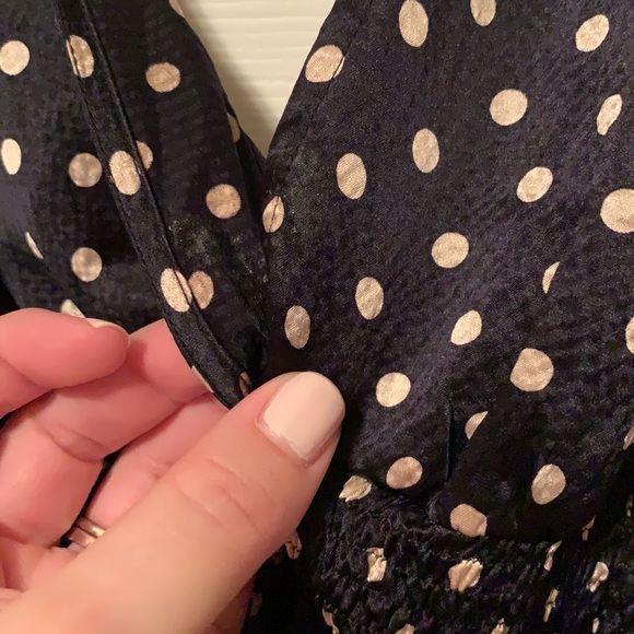 BCBG Max Azria Black/Cream Top - Picture 6 of 8